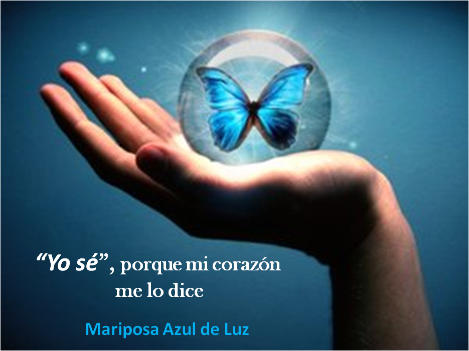 3- I Know. Mariposa Azul de Luz